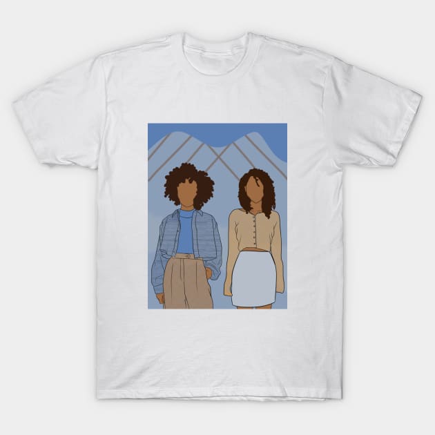 Twin Fro Power // Coins and Connections T-Shirt by coinsandconnections